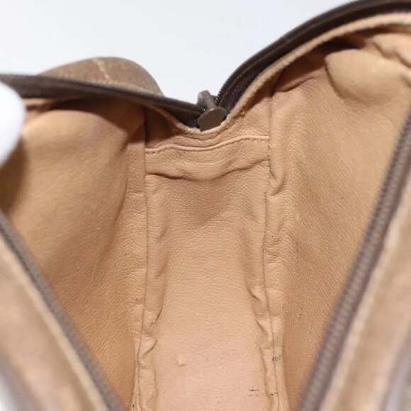 GUCCI GG Supreme Web Sherry Line Clutch Bag PVC Beige - Picture 13 of 15